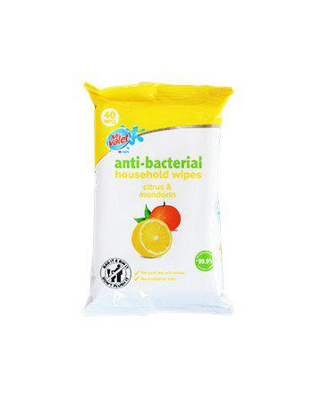 Våtservett Antibaktriell Citrus & Mandarin 40-Pack