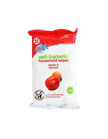 Våtservett Antibaktriell Äpple & Aprikos 40-Pack